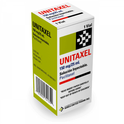 UNITAXEL 150 MG / 25 ML ( PACLITAXEL ) CONCENTRATE FOR DILUTION FOR IV INFUSION 25 ML VIAL